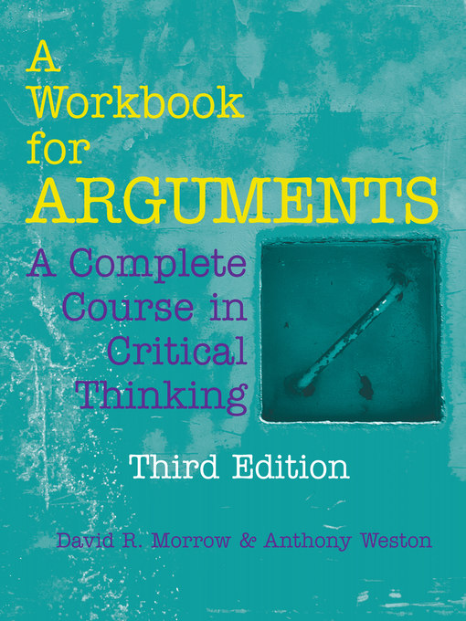 Upplýsingar um A Workbook for Arguments eftir David R. Morrow - Biðlisti